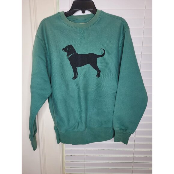 The Black Dog Other - VTG The Black Dog Genuine Classic Sm Green Sweatshirt Hamptons Preppy blokecore